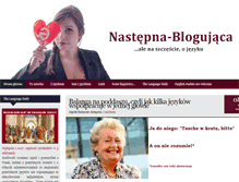 Tablet Screenshot of nastepna-blogujaca.pl